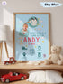 Baby Birth Stats Poster – Personalized Stork Delivery Print